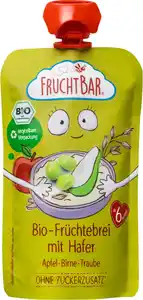 FRUCHTBAR Bio-Früchtebrei, 120-g-Quetschbeutel