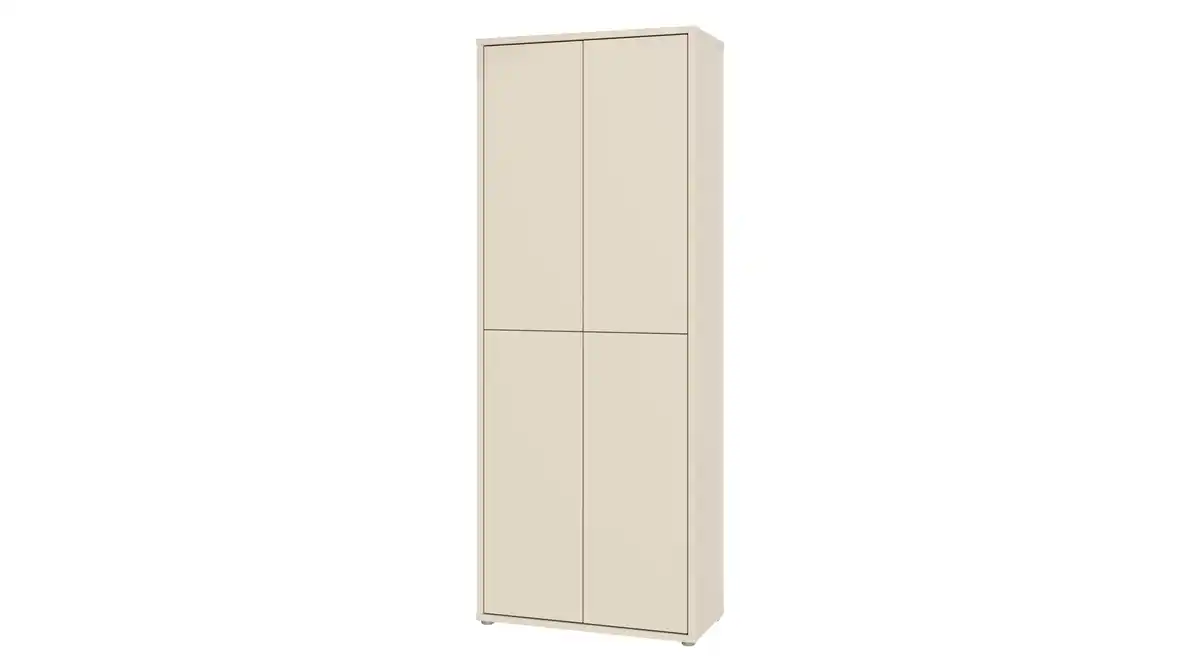 Bild 1 von Schuhschrank beige 75 x 192 cm 2-türig - ALICE SPRINGS