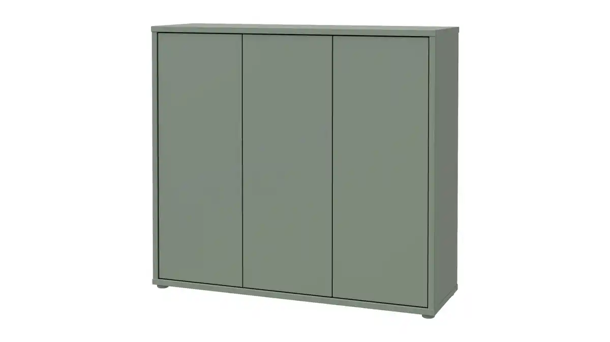 Bild 1 von Schuhschrank grün 109 x 99 cm 3-türig - ALICE SPRINGS