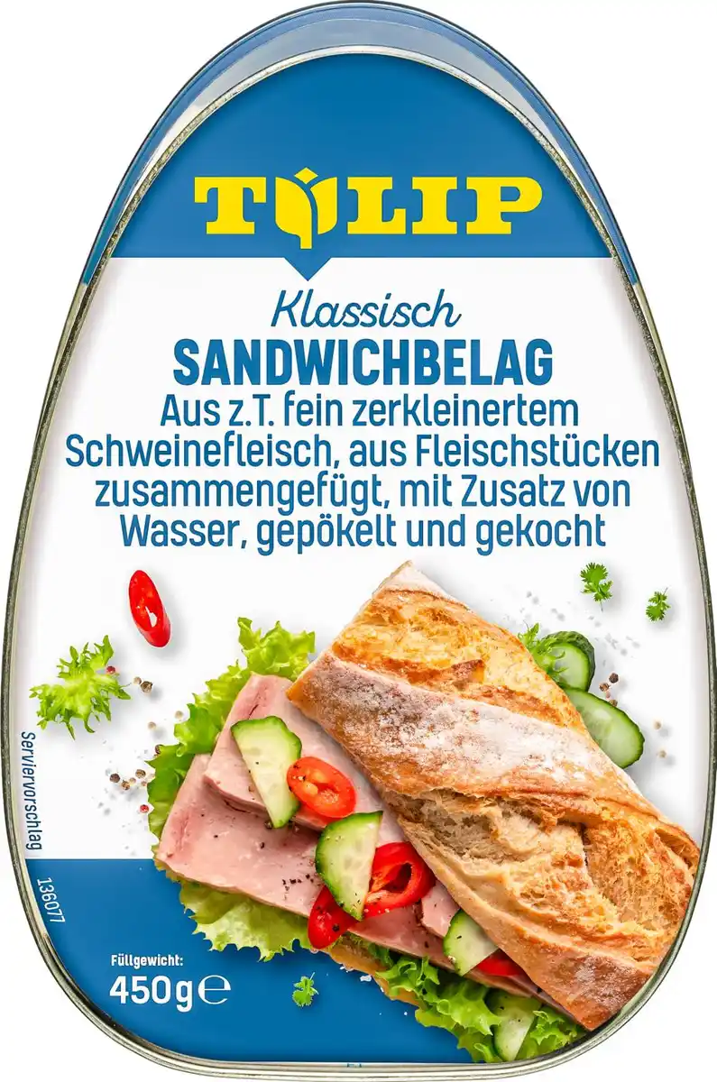 Bild 1 von TULIP Sandwichbelag klassisch, 450-g-Dose