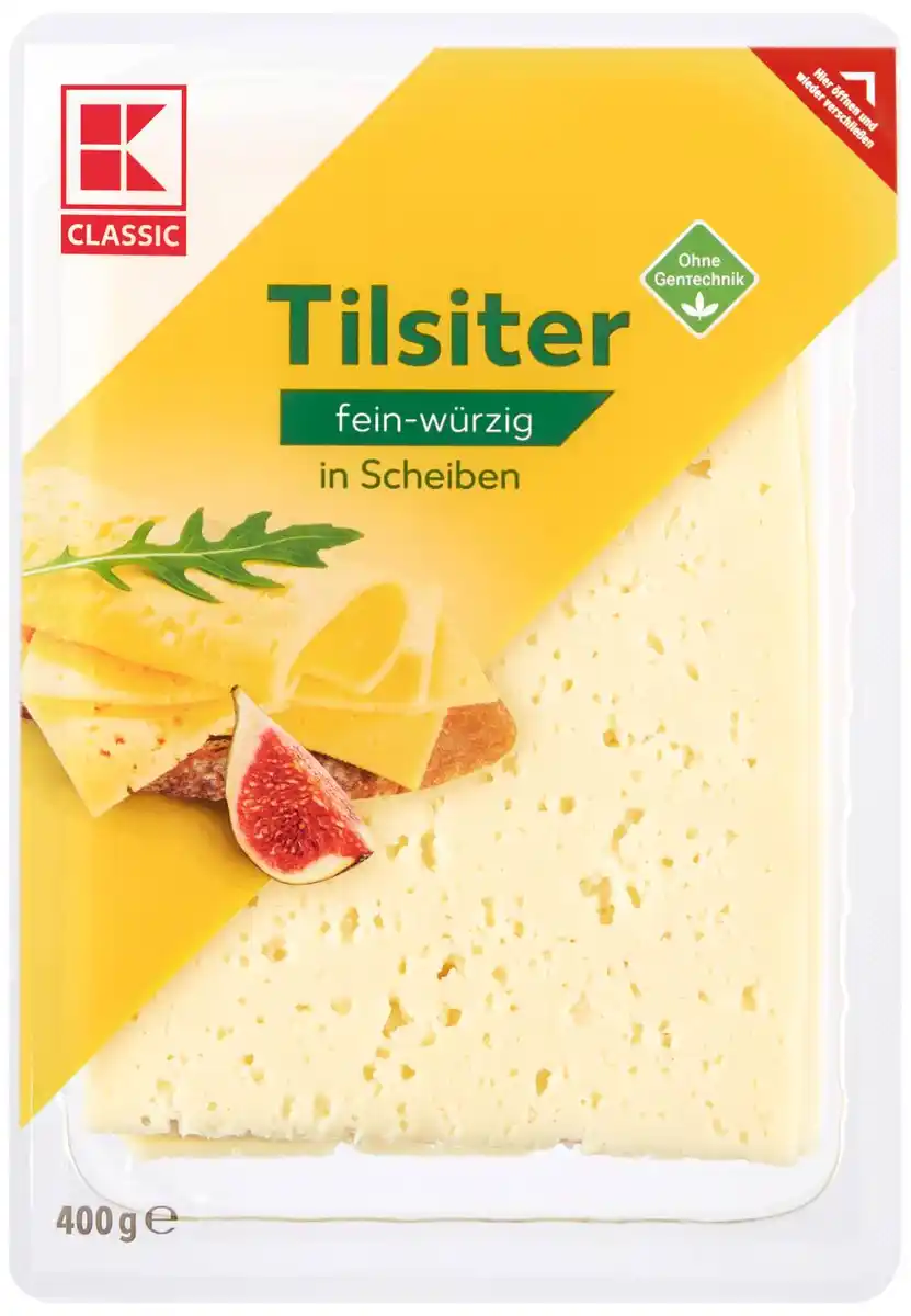 Bild 1 von K-CLASSIC Tilsiter, 400-g-Packg.