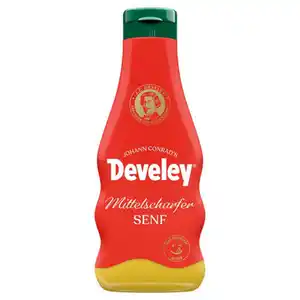 DEVELEY Senf Mischkarton 250 ml, Mittelscharfer Senf