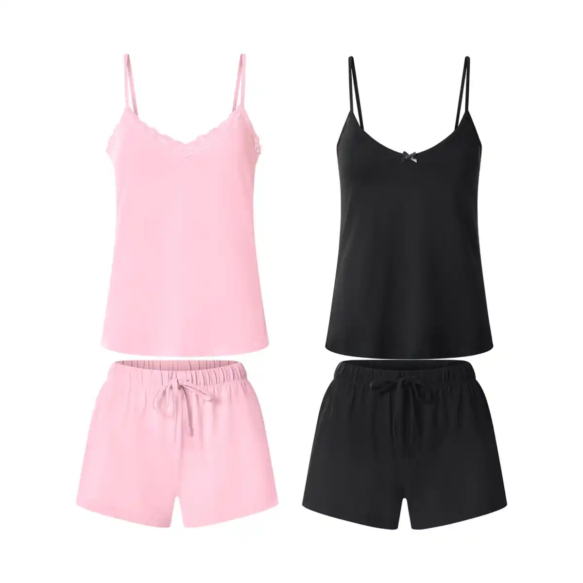 Bild 1 von ESMARA® Damen-Shorty-Pyjama, 2-teilig