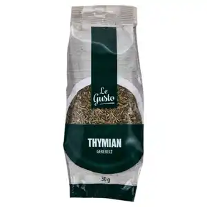 LE GUSTO Kräuter und Gewürze im Nachfüllbeutel, Thymian gerebelt, 30 g