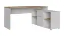 Bild 1 von Eck-Schreibtisch weiß Artisan Eiche 160 cm - CONTRA COSTA