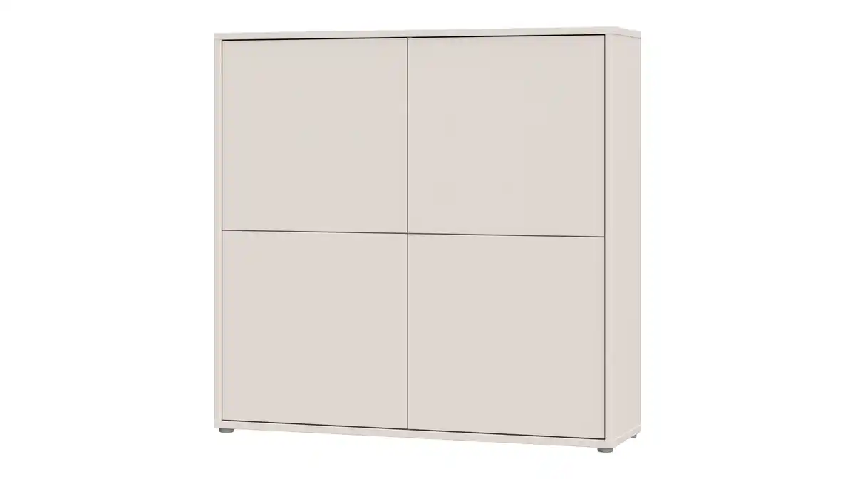 Bild 1 von Kommode beige 124 x 35 cm 4-türig - ALICE SPRINGS