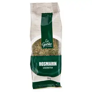LE GUSTO Kräuter und Gewürze im Nachfüllbeutel, Rosmarin geschnitten, 20 g