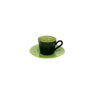 Costa Nova Kaffeetasse Riviera, Keramik, 180 ml, 12x7x9 cm, Handmade in Europe, handbemalt, Kaffee & Tee, Tassen, Kaffeetassen