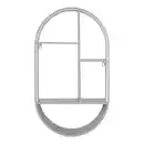 Bild 1 von Wandregal, Grau, Metall, 35x60x15 cm, hängend, Küchen, Küchenmöbel, Küchenregale
