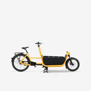 BTWIN E-Lastenfahrrad Cargobike F900E Box gelb