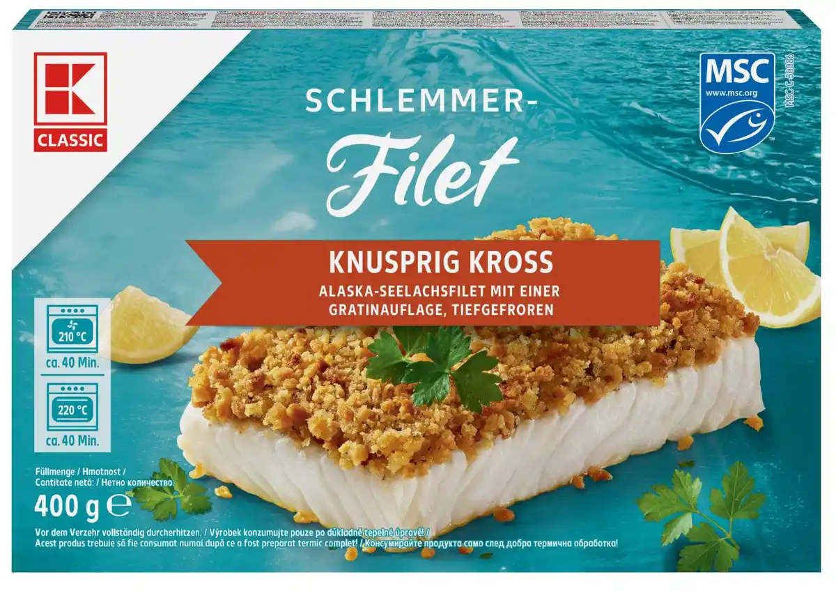 Bild 1 von K-CLASSIC Schlemmerfilet, 400-g-Packg.