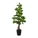 Bild 1 von Bonsai, Braun, Grün, Kunststoff, 140 cm, inkl. Topf, Dekoration, Blumen & Zubehör, Kunstpflanzen