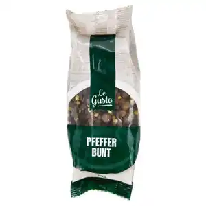 LE GUSTO Kräuter und Gewürze im Nachfüllbeutel, Pfeffer bunt, 50 g