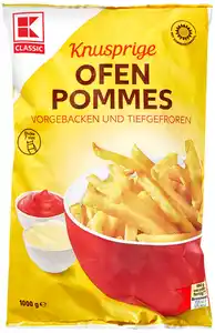K-CLASSIC Ofen-Pommes, 1-kg-Packg.