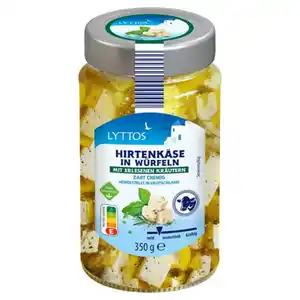 LYTTOS Hirtenkäse in Würfeln 350 g, Kräuter