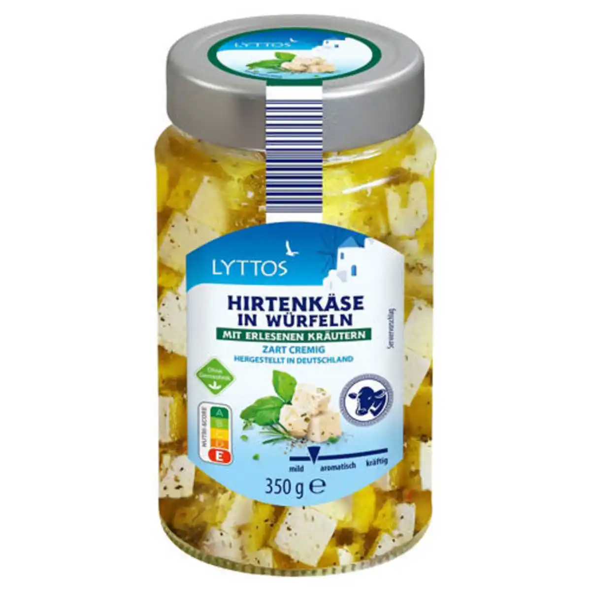 Bild 1 von LYTTOS Hirtenkäse in Würfeln 350 g, Kräuter