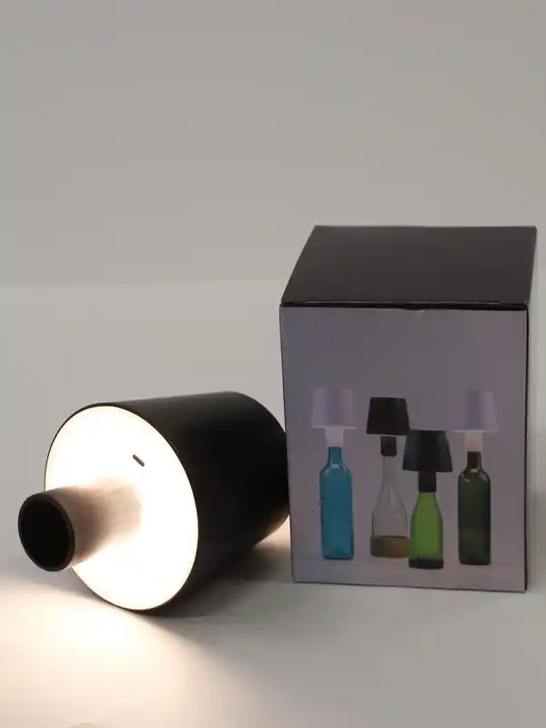 Bild 3 von LED Flaschenlampe mit Touch-Funktion Schwarz