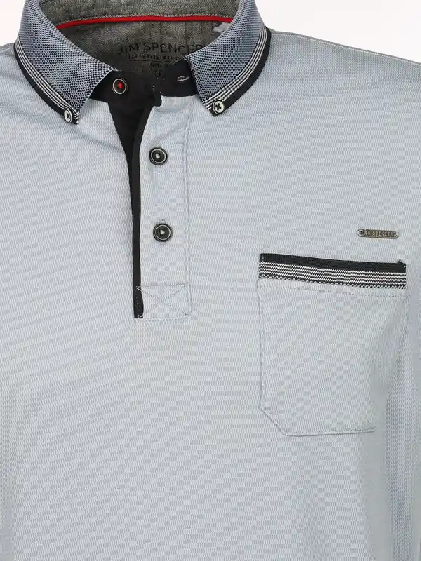 Bild 3 von Herren Poloshirt mit Brusttasche Blau