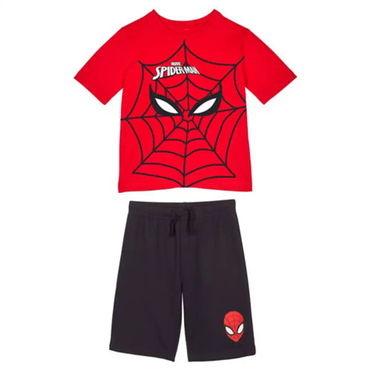Bild 1 von LICENSED Kinder Sommer-Set, Spiderman, Rot/Schwarz, 98/104