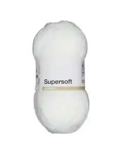 Super soft Strickgarn - Weiß, 50g