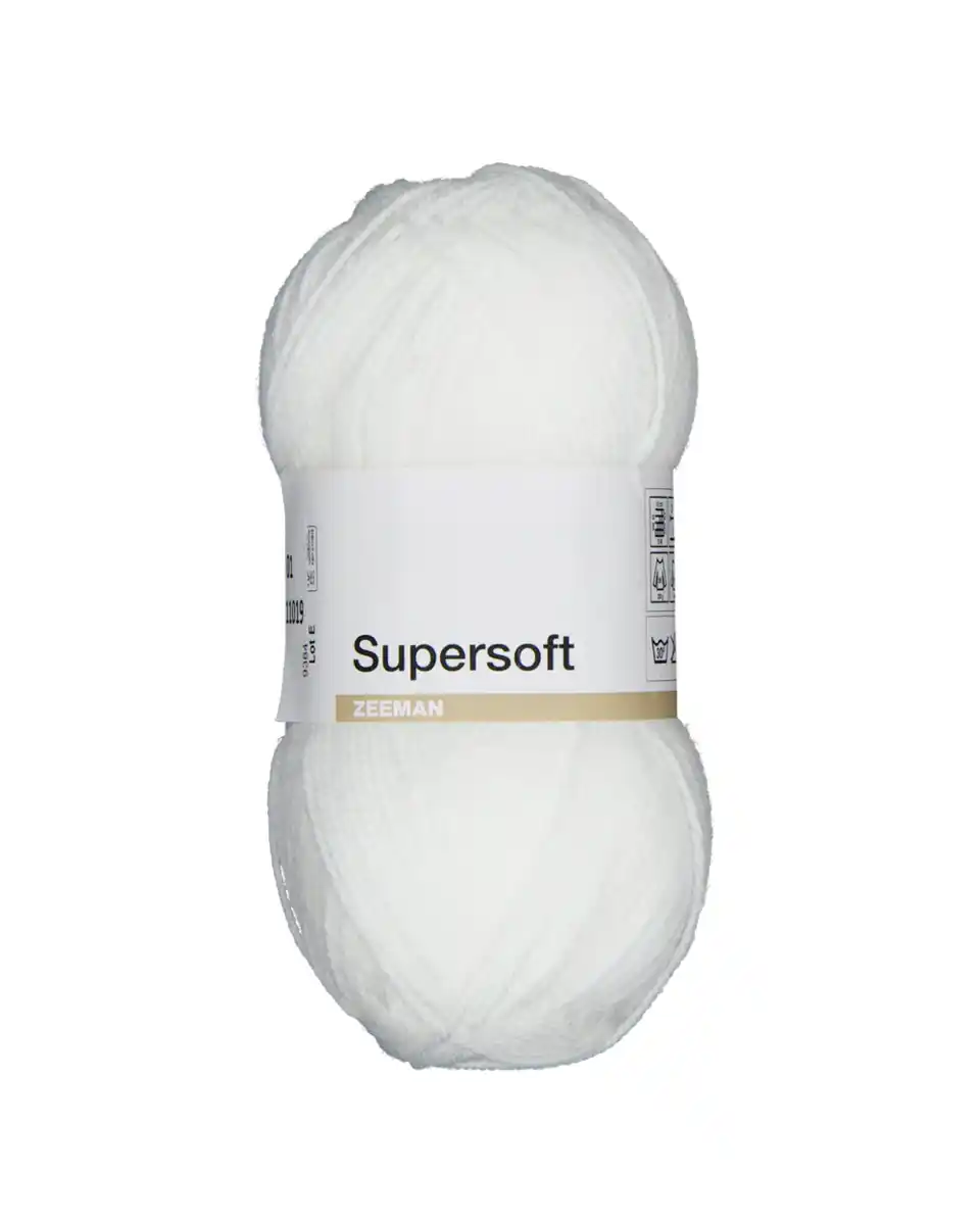 Bild 1 von Super soft Strickgarn - Weiß, 50g