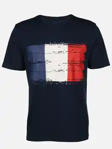 Unisex Fan T-Shirt FRANKREICH Blau