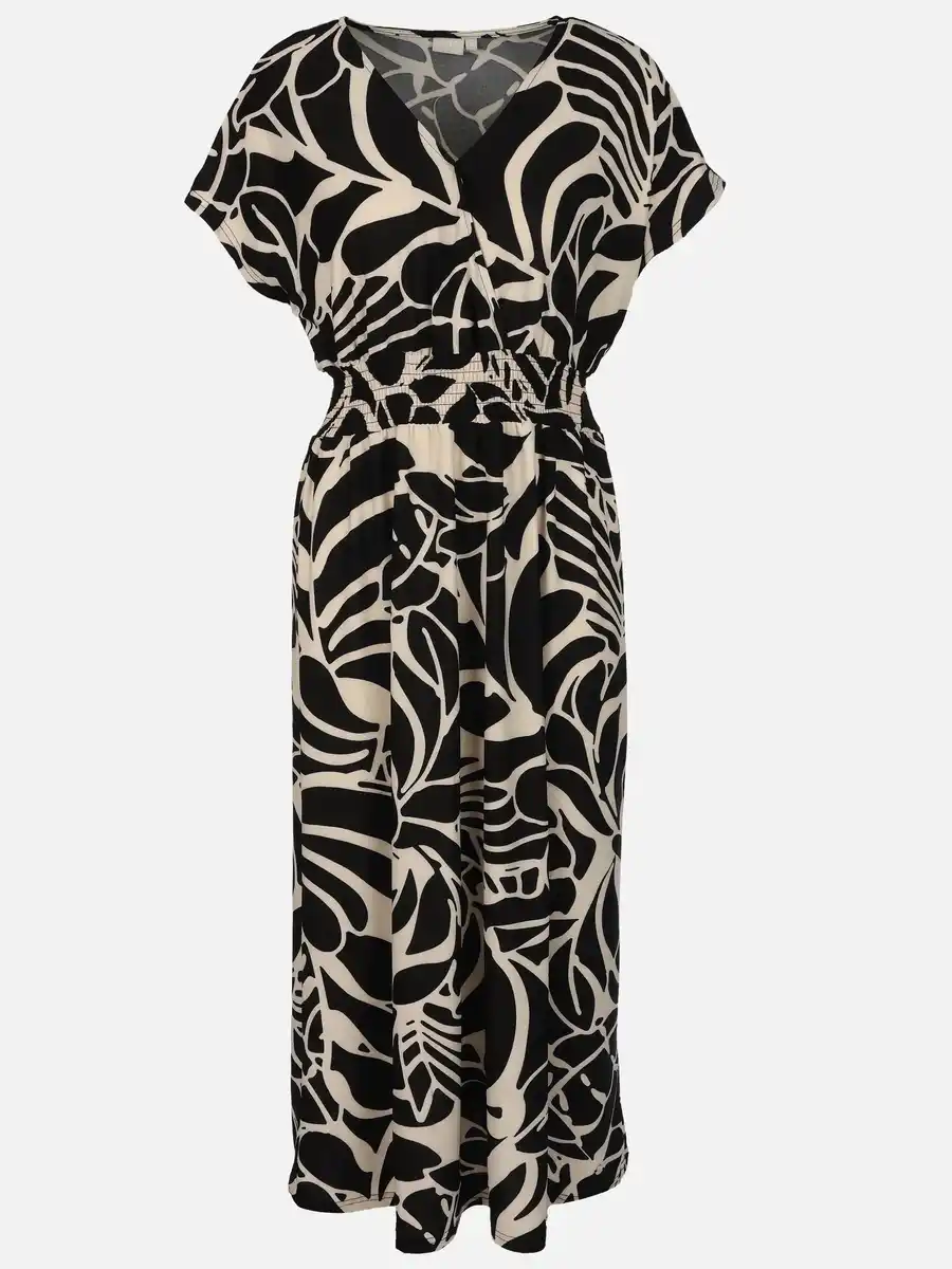Bild 1 von Damen Maxikleid mit Musterprint Schwarz