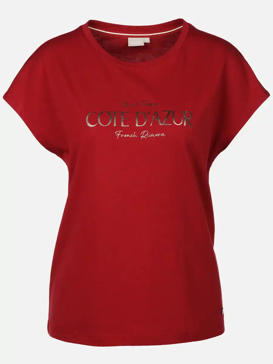 Bild 1 von Damen Shirt mit Folienprint Rot