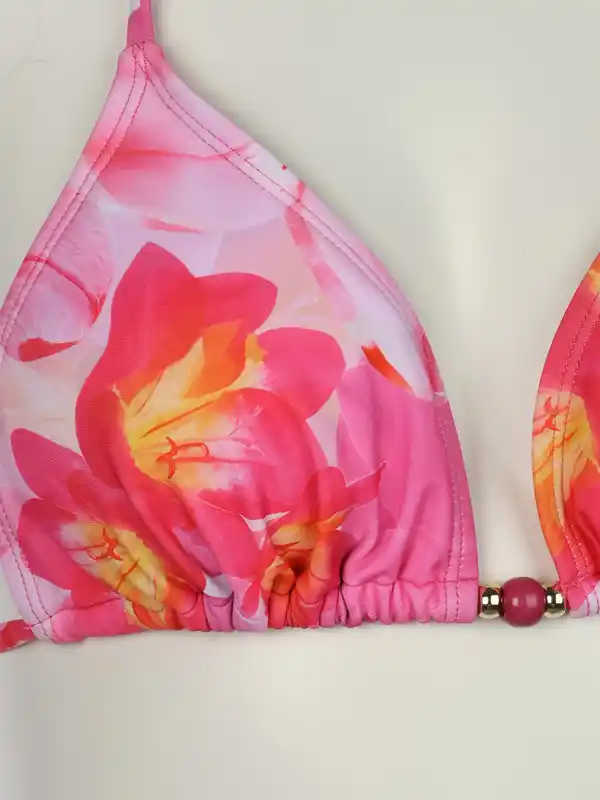 Bild 3 von Damen Bikini mit Zierperlen Rot
