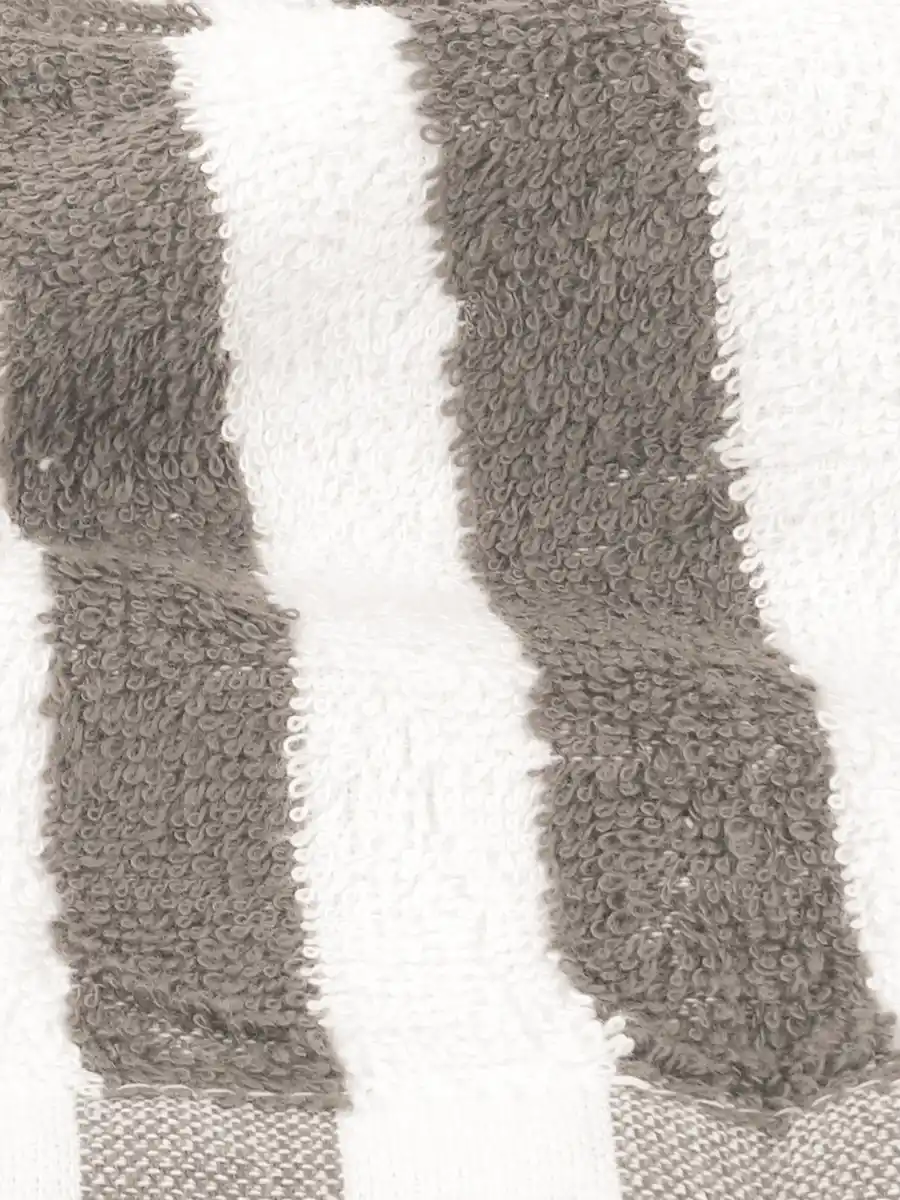 Bild 3 von Waschhandschuh gestreift 16x21cm Beige