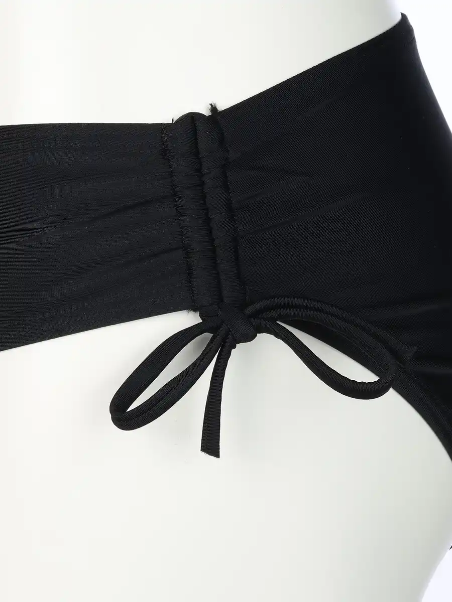 Bild 3 von Damen Bikinihose mit Bändern Schwarz