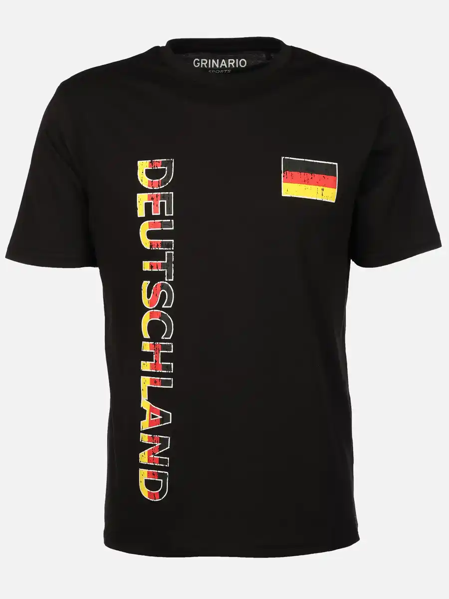 Bild 1 von Unisex Fan T-Shirt DEUTSCHLAND Schwarz