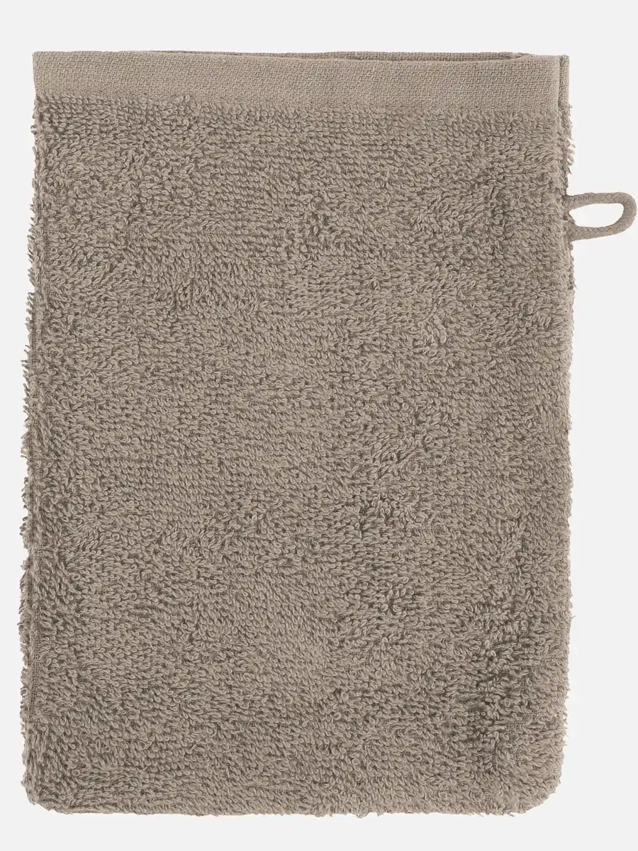 Bild 1 von Waschhandschuh unifarben 16x21cm Beige