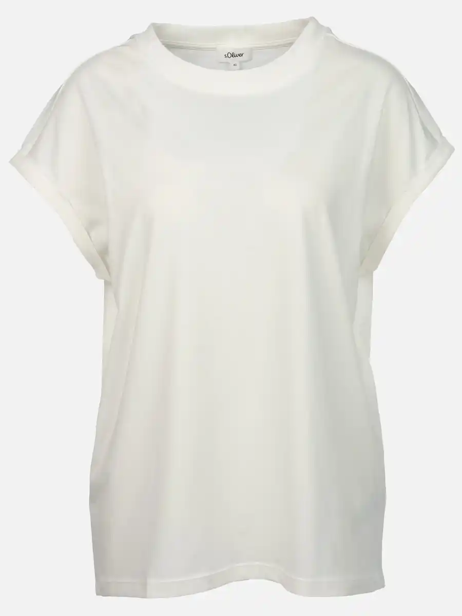 Bild 1 von Damen Basic Shirt Weiß