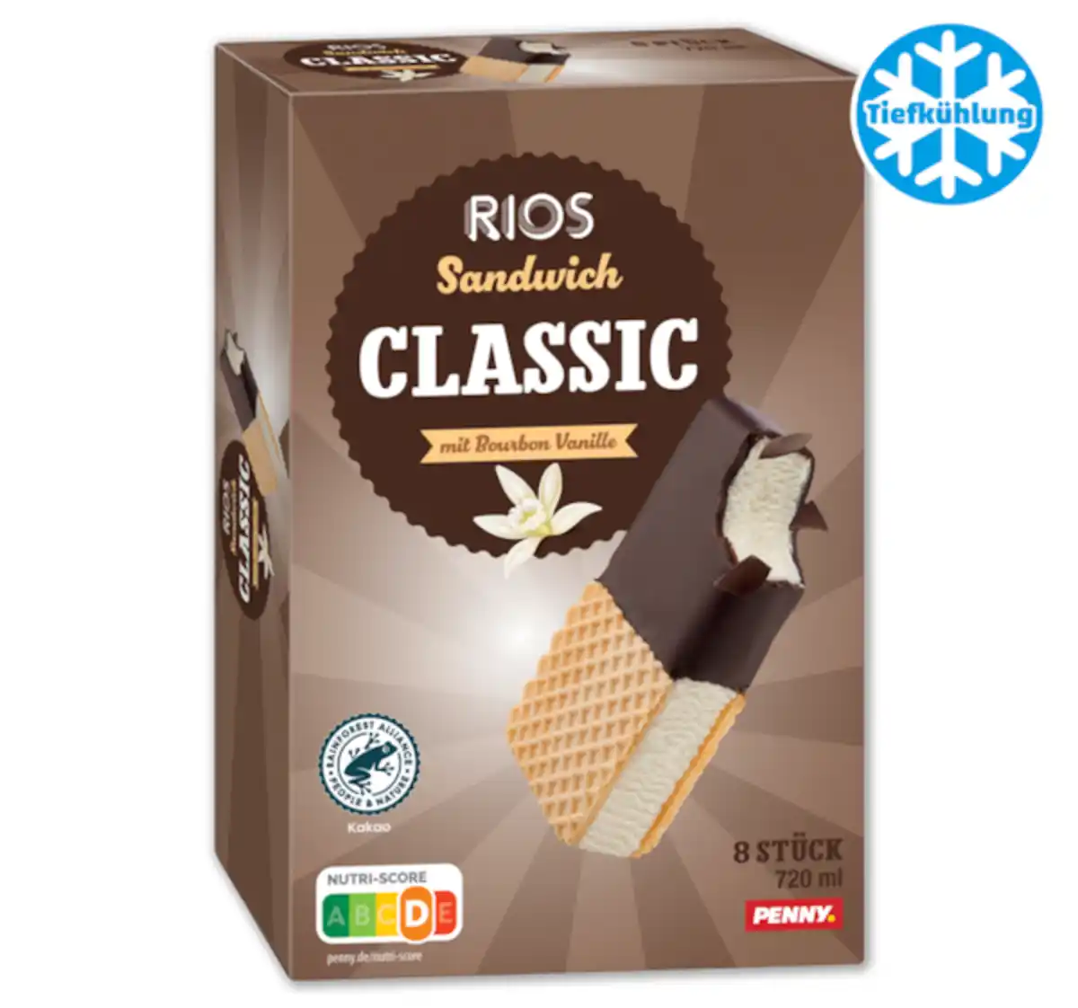 Bild 1 von RIOS Sandwich Eis
