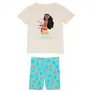 Bild 1 von LICENSED Kinder Sommer-Set, Vaiana, Creme/Türkis, 98/104