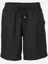 Bild 1 von Damen Shorts mit elastischem Bund Schwarz