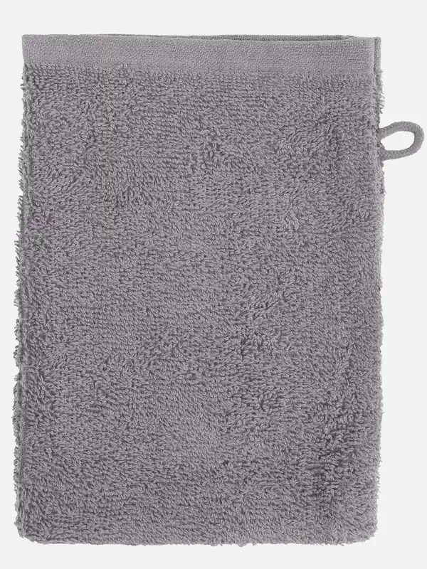 Bild 2 von Waschhandschuh unifarben 16x21cm Grau