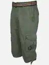 Bild 3 von Herren Cargobermuda mit Gürtel Oliv