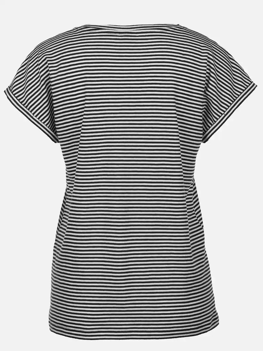Bild 2 von Damen Streifenshirt Schwarz