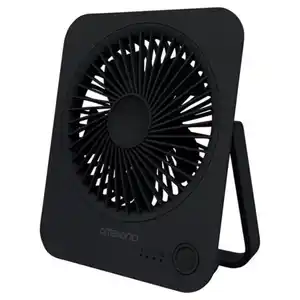 AMBIANO Mini Tisch Ventilator, Schwarz