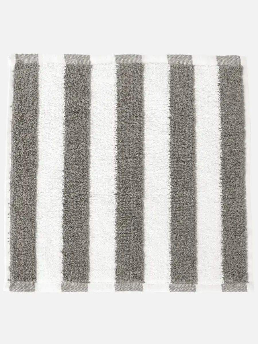 Bild 1 von Gesichtstuch gestreift 30x30cm Grau
