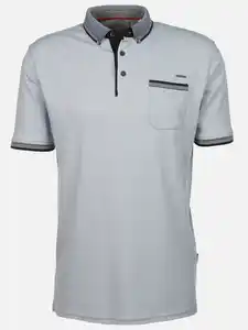 Herren Poloshirt mit Brusttasche Blau