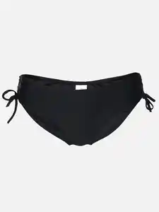 Damen Bikinihose mit Bändern Schwarz