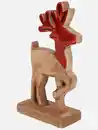 Bild 2 von Rentier aus Holz, 20cm Braun