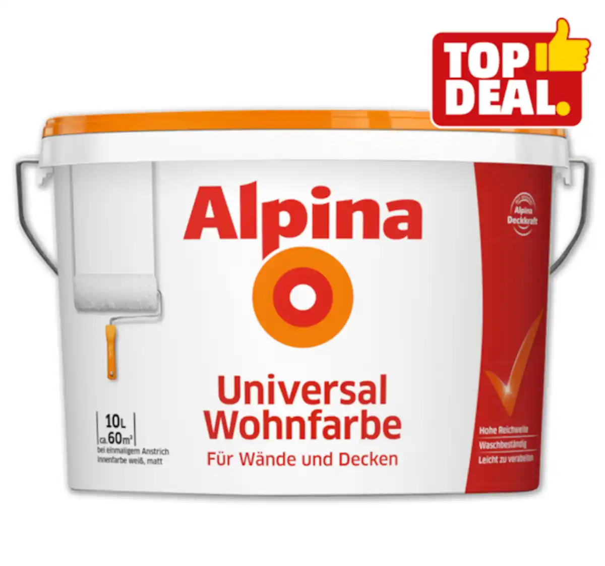 Bild 1 von ALPINA Universal-Wohnfarbe 10 l*