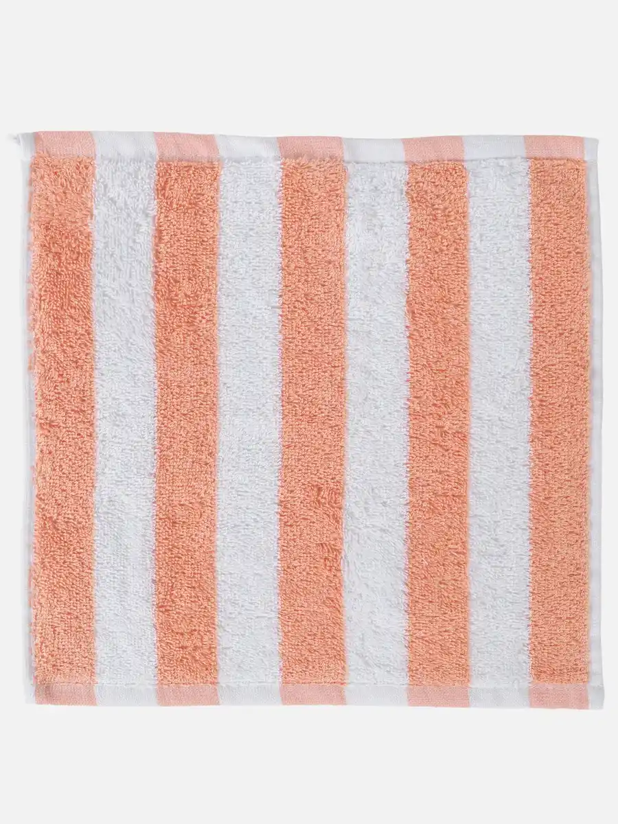 Bild 1 von Gesichtstuch gestreift 30x30cm Orange