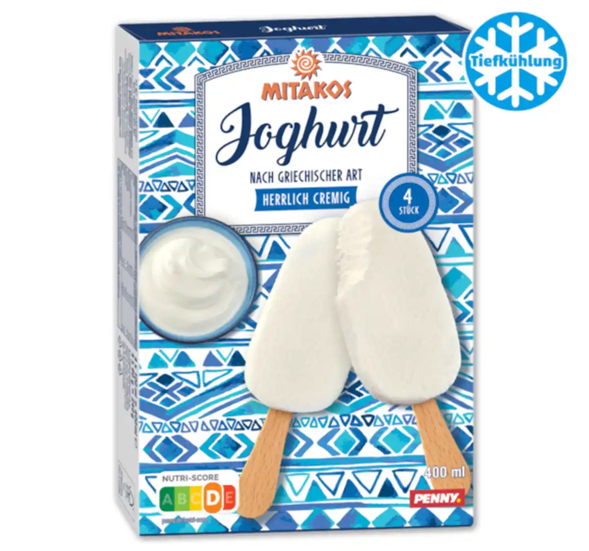 Bild 1 von MITAKOS Joghurt Eis am Stiel*