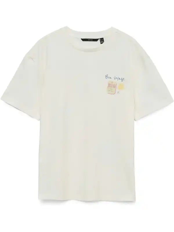 Bild 2 von Vero Moda VMNINNA MIA SS T-Shirt Weiß