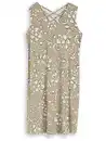 Bild 1 von Damen Jerseykleid mit Allover-Blütenmuster Grün